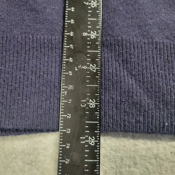 Ralph Lauren Polo Men's Size XXL Crew Neck Washable Merino Wool Sweater Blue - Picture 6 of 12